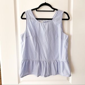 JCrew Tie Back Top